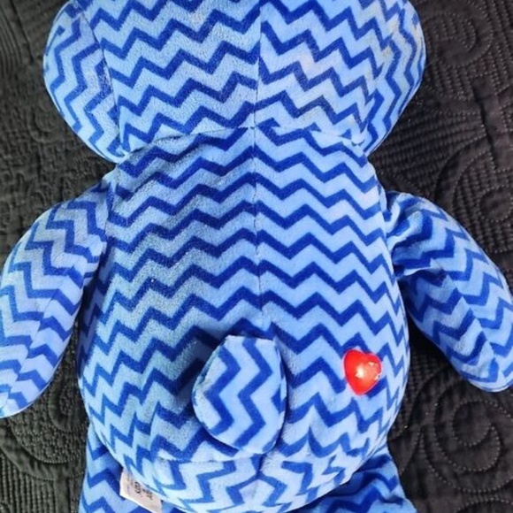 2017 striped GRUMPY CARE BEAR Kellytoy 13 inches - Picture 2 of 2